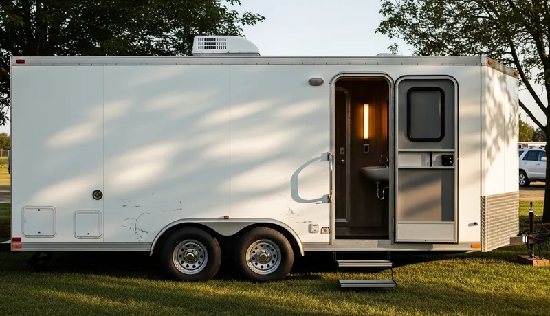 Luxury Restroom Trailer Rentals Lubbock TX